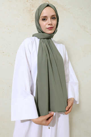 Medina Silk Shawl Khaki - 3