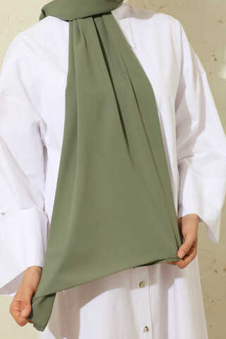 Medina Silk Shawl Khaki - 5