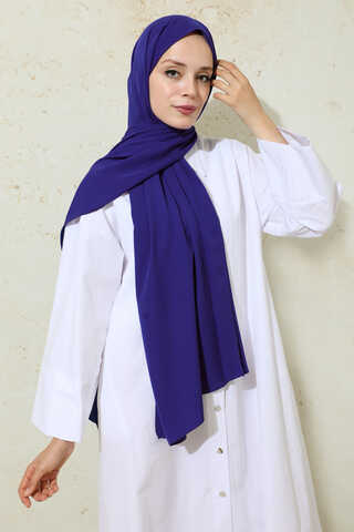 Medina Silk Shawl Navy blue - 2