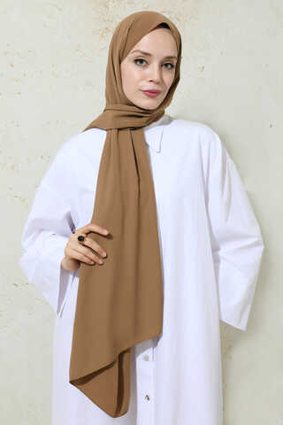 Medina Silk Shawl Tan - 2