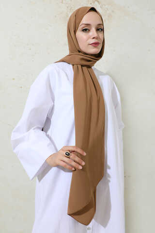 Medina Silk Shawl Tan - 1