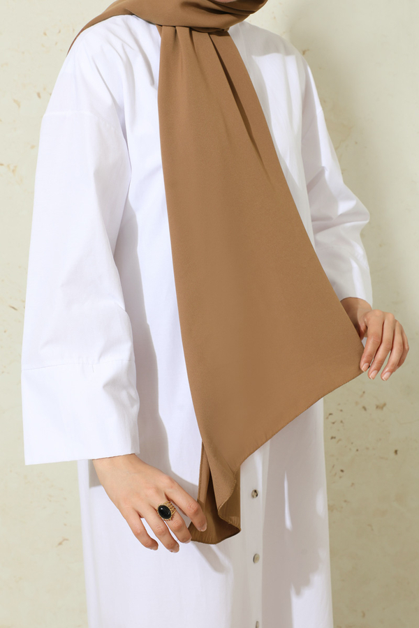 Medina Silk Shawl Tan - 3