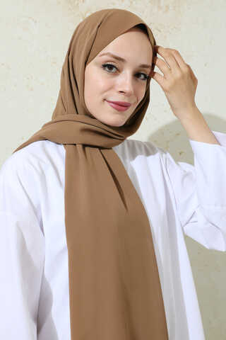 Medina Silk Shawl Tan - 4