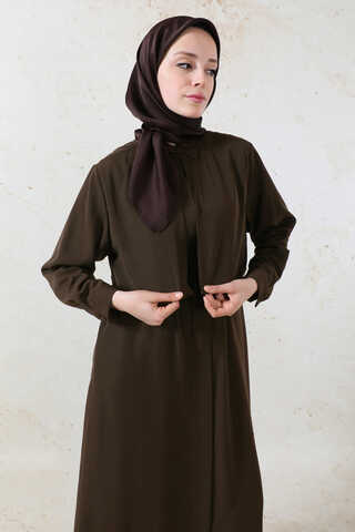 Medine İpeği Rüzgarlıklı Takım Acı Kahve - 6