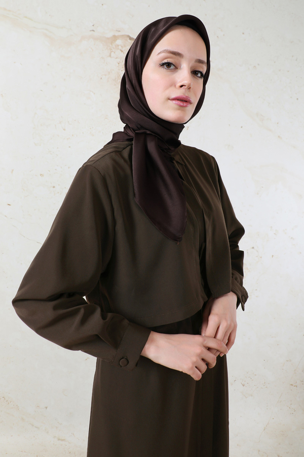 Medine İpeği Rüzgarlıklı Takım Acı Kahve - 7