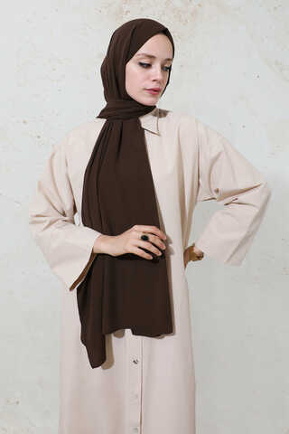 Medine İpeği Şal Acı Kahve - 4