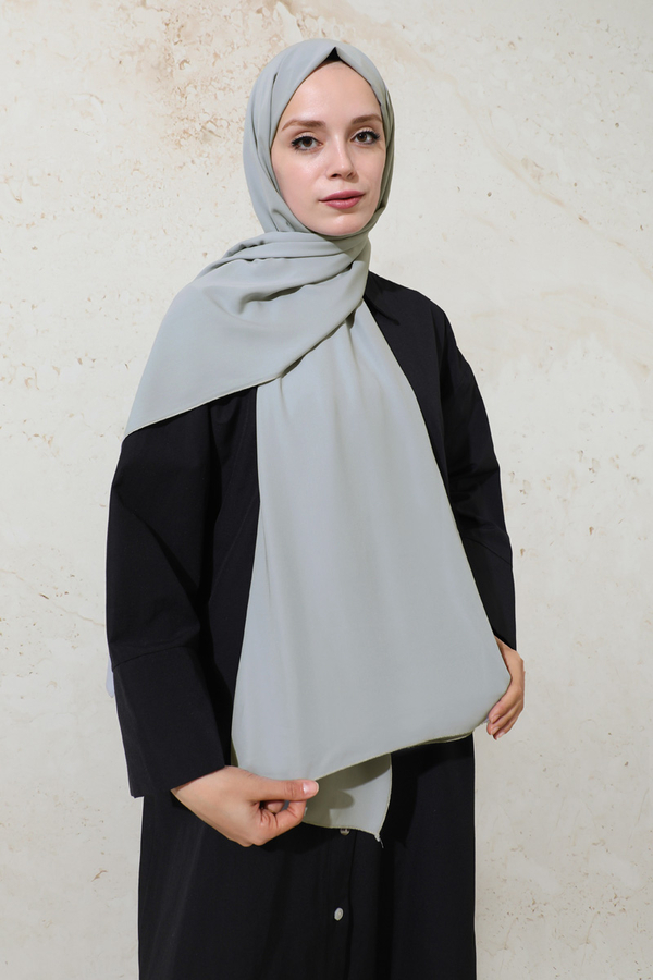 Medine İpeği Şal Gri 