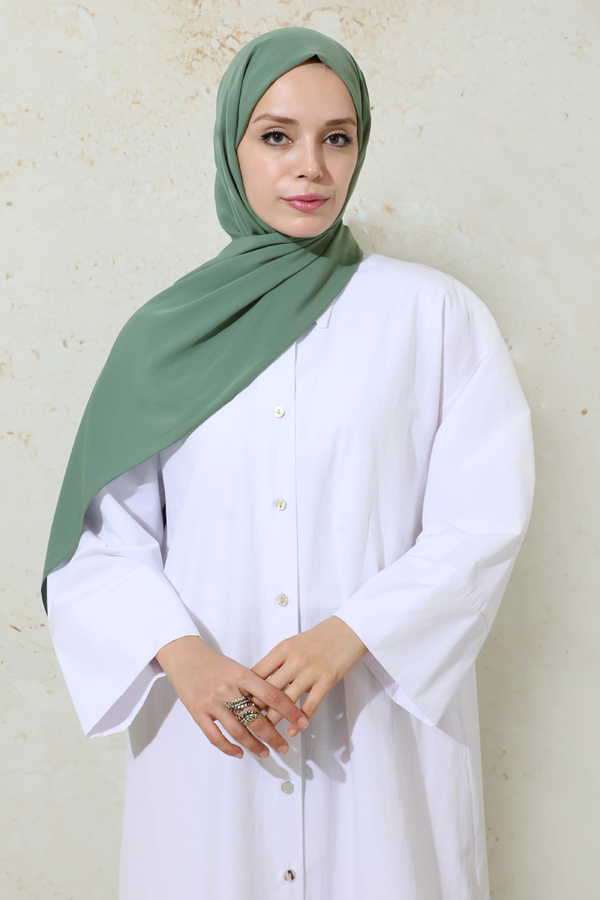 Medine İpeği Şal Mint - 1