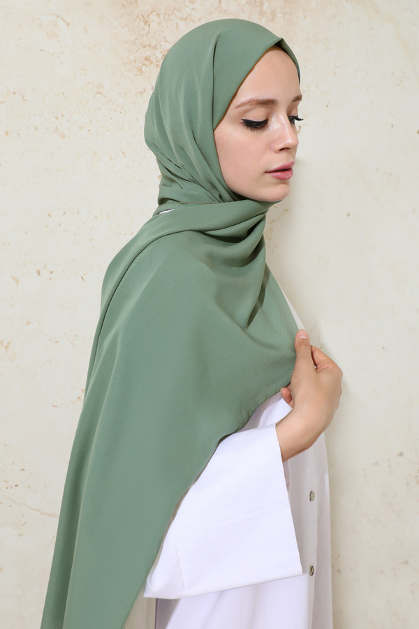 Medine İpeği Şal Mint - 5