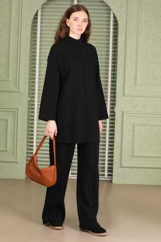 Medium Striped Suit Black - 1