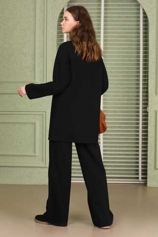 Medium Striped Suit Black - 6