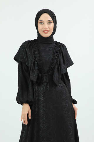 Mehran Dress Black - 2