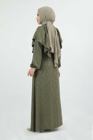 Mehran Dress Khaki - 3