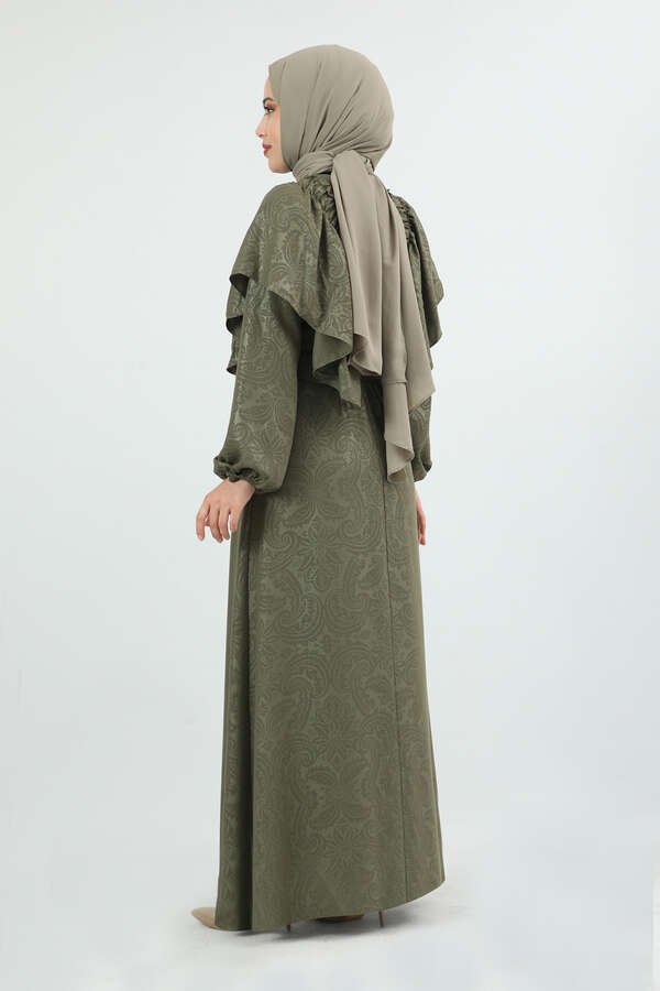 Mehran Dress Khaki - 3