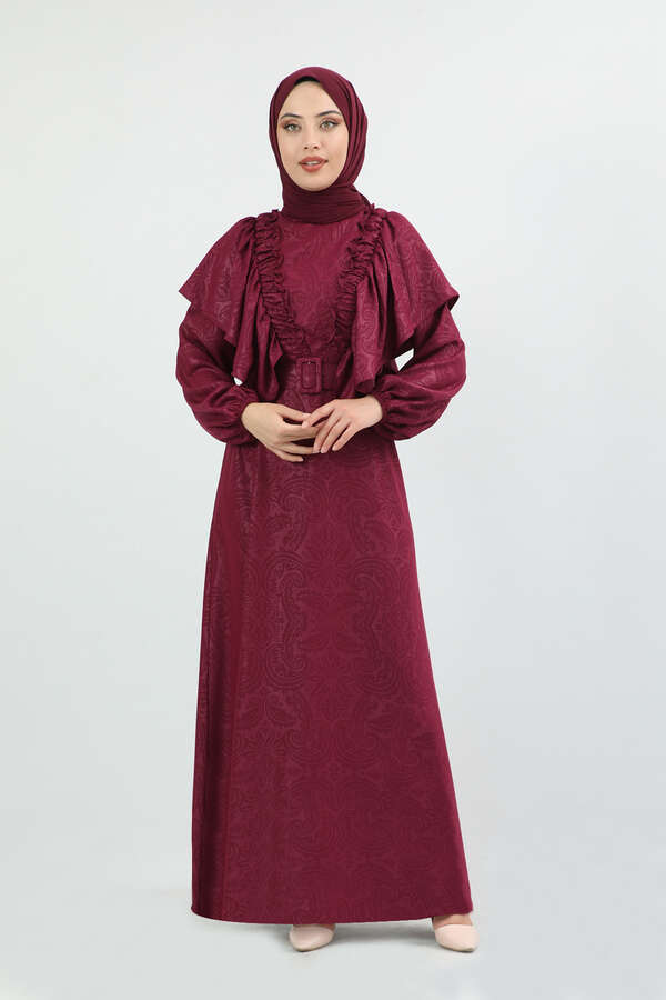 Mehran Dress Plum - 1