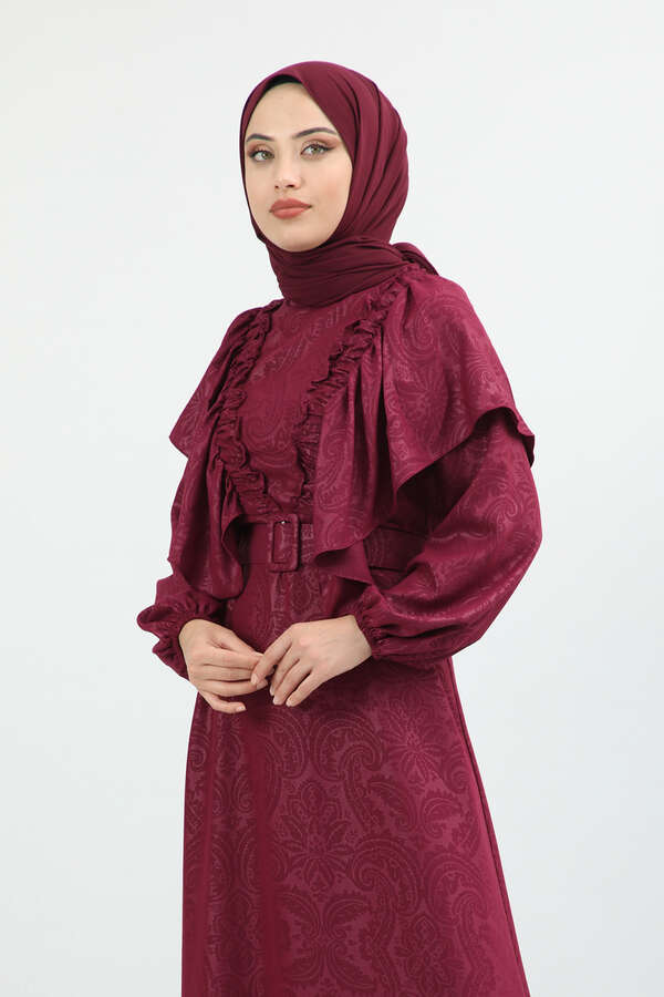 Mehran Dress Plum - 2
