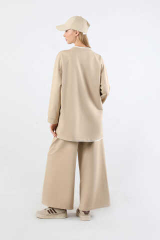 Melbourne Baskılı Spor Takım Bej - 6