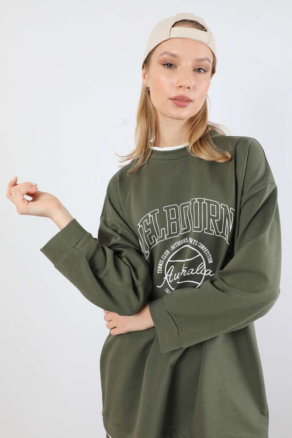 Melbourne Baskılı Spor Takım Haki - 2