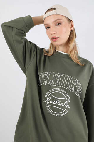 Melbourne Baskılı Spor Takım Haki - 4