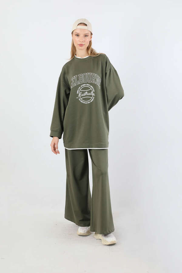 Melbourne Baskılı Spor Takım Haki - 5