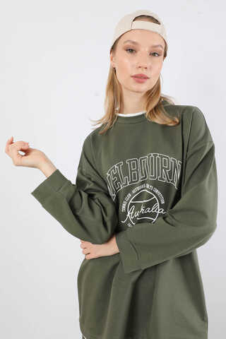 Melbourne Baskılı Spor Takım Haki - 2