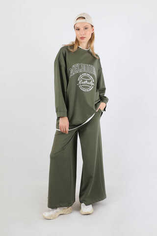 Melbourne Baskılı Spor Takım Haki - 1