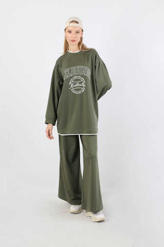 Melbourne Baskılı Spor Takım Haki - 5