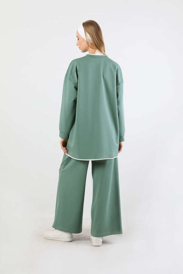 Melbourne Baskılı Spor Takım Mint - 6