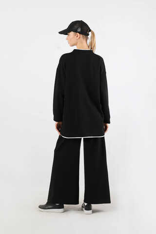 Melbourne Baskılı Spor Takım Siyah - 6