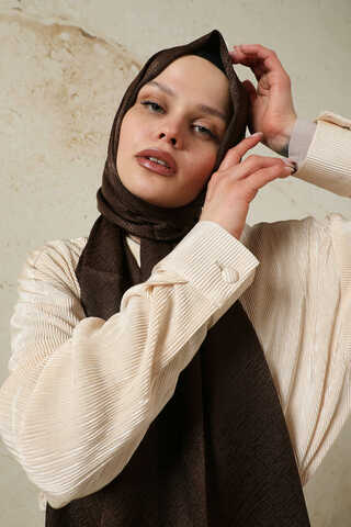 Melisa Jakarlı Şal Acı Kahve - 2