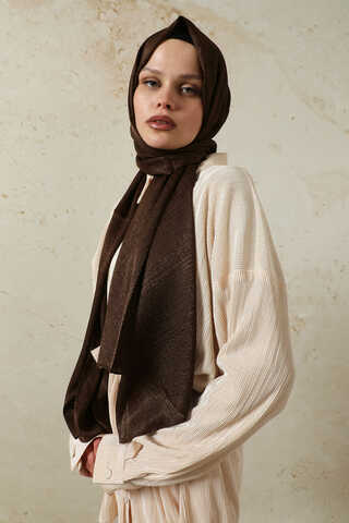 Melisa Jakarlı Şal Acı Kahve - 4