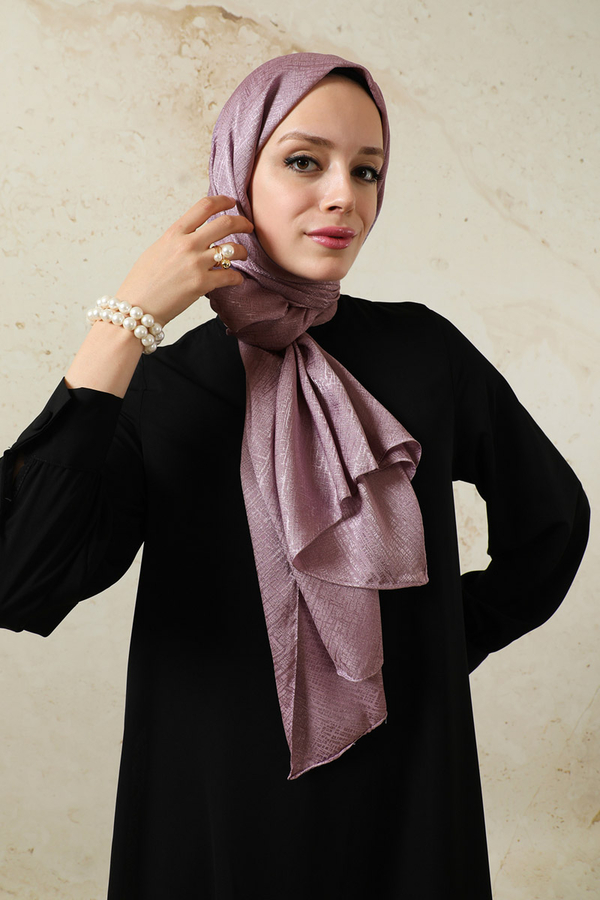 Melisa Jakarlı Şal Lila - 1