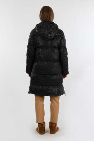 Midi Boy Şişme Mont Siyah - 6