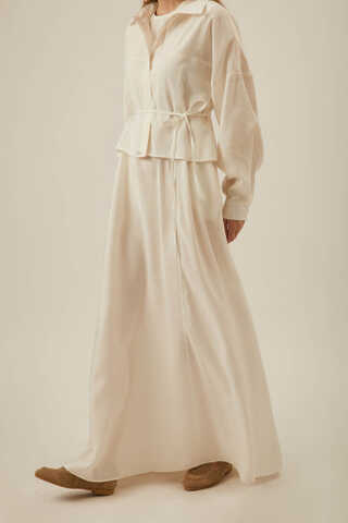 Modal Gömlekli Takım Beyaz - 13