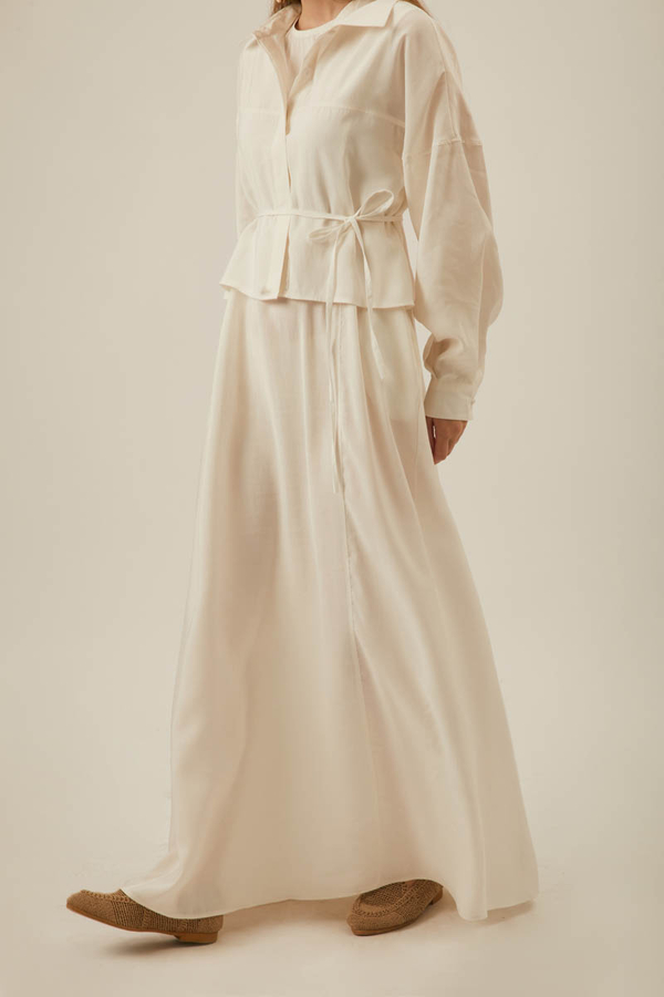 Modal Gömlekli Takım Beyaz - 13