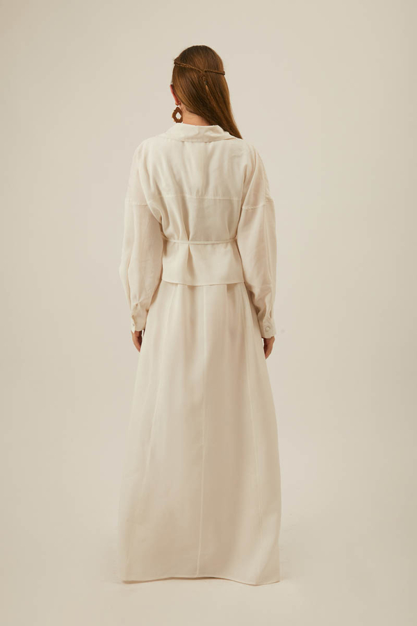 Modal Gömlekli Takım Beyaz - 14