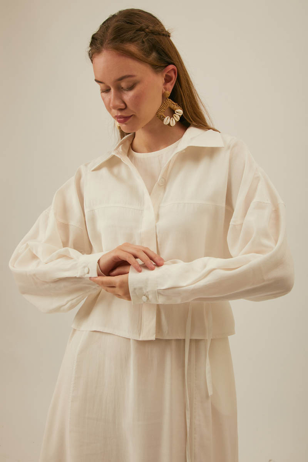 Modal Gömlekli Takım Beyaz - 15