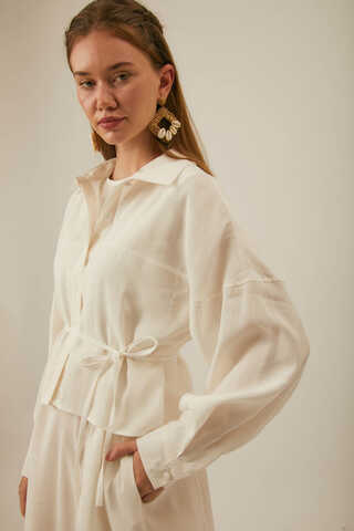 Modal Gömlekli Takım Beyaz - 1