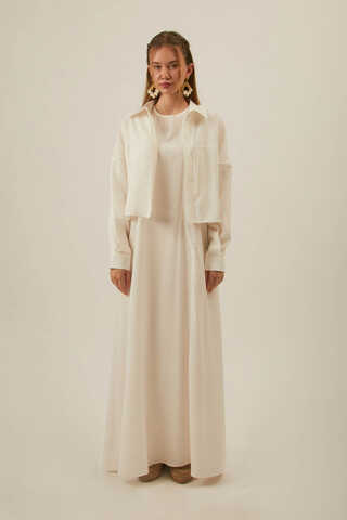 Modal Gömlekli Takım Beyaz - 5