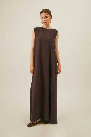 Modal Shirted Set Brown - 5