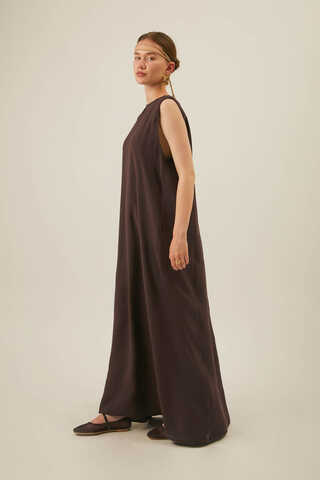 Modal Shirted Set Brown - 7