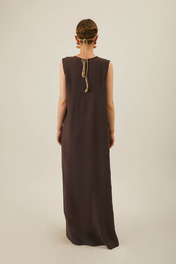 Modal Shirted Set Brown - 8