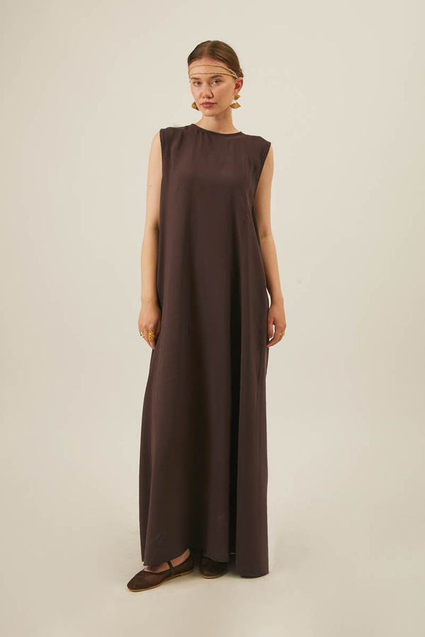 Modal Shirted Set Brown - 5