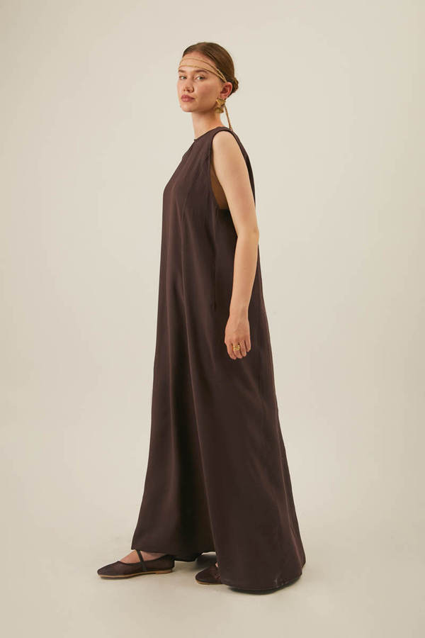 Modal Shirted Set Brown - 7