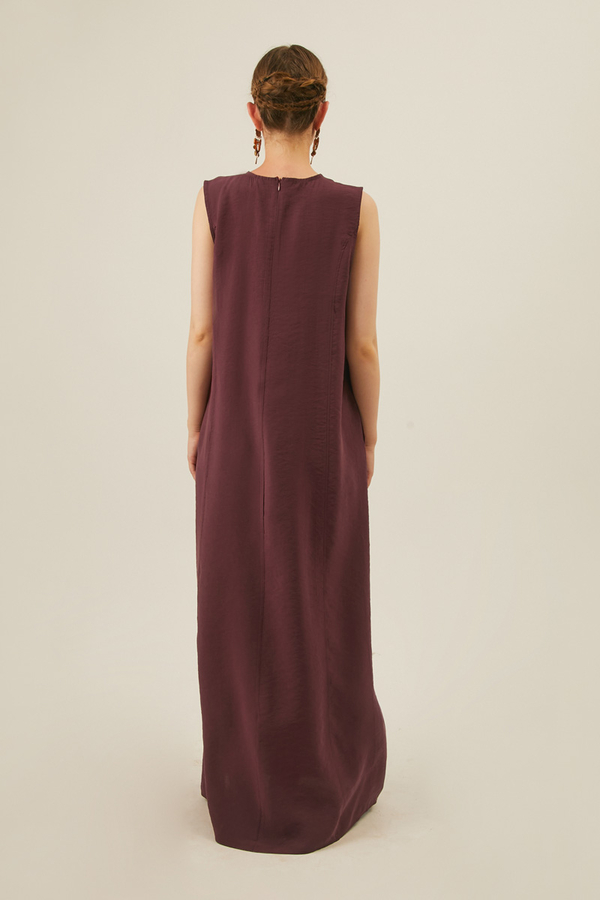 Modal Shirted Set Burgundy - 15