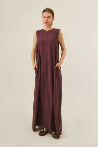 Modal Shirted Set Burgundy - 9