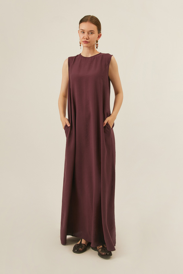 Modal Shirted Set Burgundy - 9