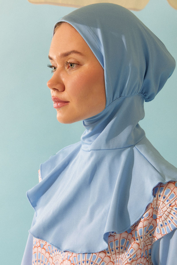 Modest Swim Cap Baby Blue