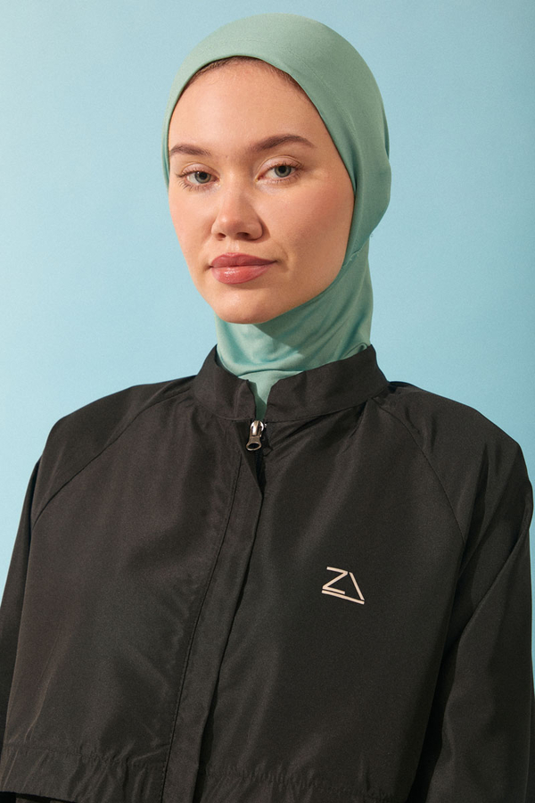 Modest Swim Cap in Aqua Green - 2