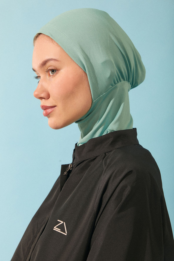 Modest Swim Cap in Aqua Green 